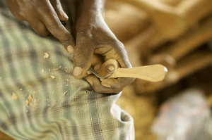 Hand-carved Kenyan Tea Spoon