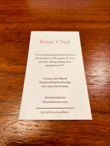 Rose Chai Candle